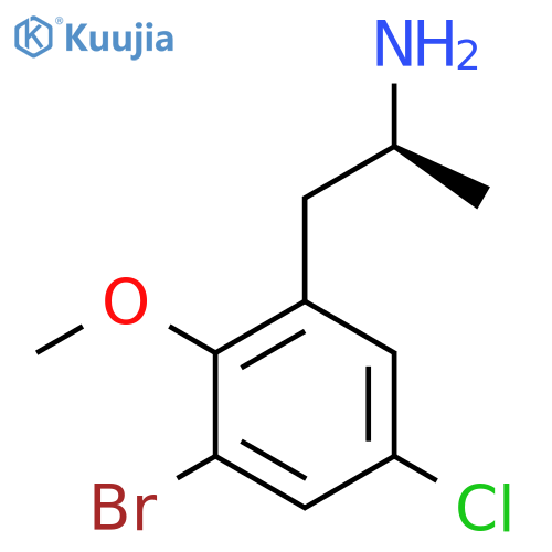 (2S)-1-(3-bromo-5-chloro-2-methoxyphenyl)propan-2-amine structure