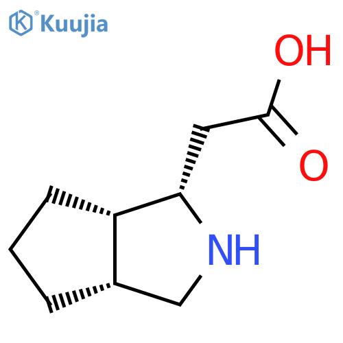 2-{octahydrocyclopentacpyrrol-1-yl}acetic acid structure
