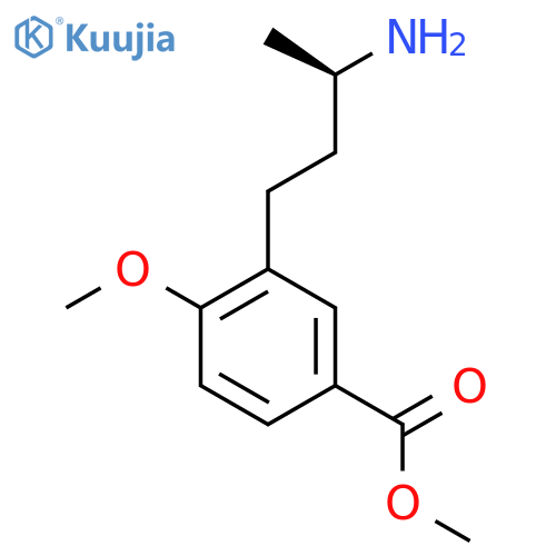 methyl 3-(3R)-3-aminobutyl-4-methoxybenzoate structure