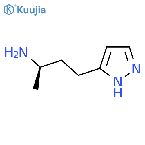 (2R)-4-(1H-pyrazol-3-yl)butan-2-amine structure