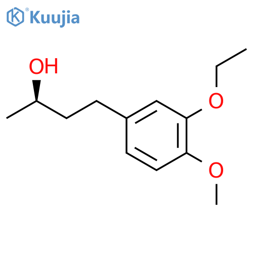 (2R)-4-(3-ethoxy-4-methoxyphenyl)butan-2-ol structure