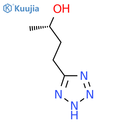 (2S)-4-(1H-1,2,3,4-tetrazol-5-yl)butan-2-ol structure