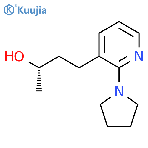 (2S)-4-2-(pyrrolidin-1-yl)pyridin-3-ylbutan-2-ol structure