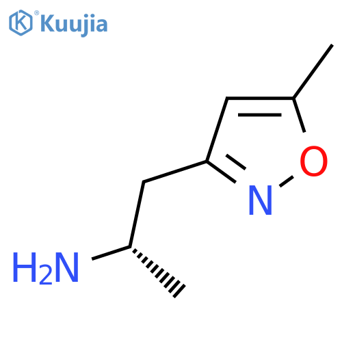 (2S)-1-(5-methyl-1,2-oxazol-3-yl)propan-2-amine structure