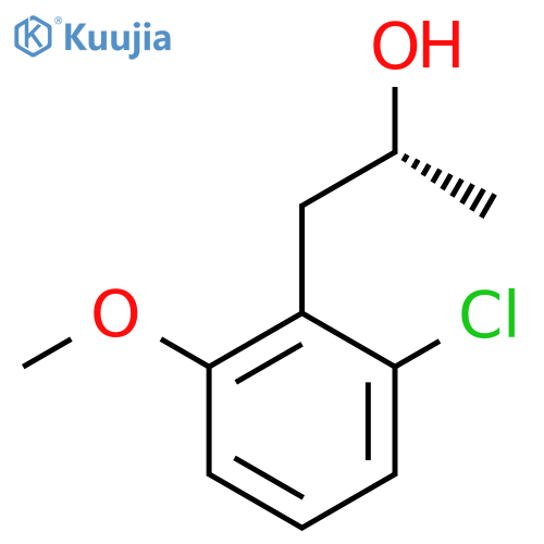 (2R)-1-(2-chloro-6-methoxyphenyl)propan-2-ol structure