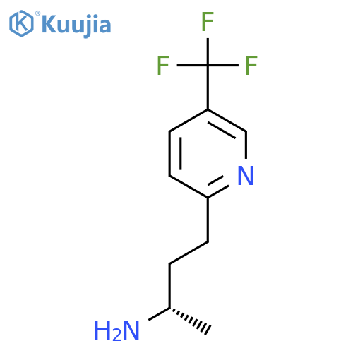 (2S)-4-5-(trifluoromethyl)pyridin-2-ylbutan-2-amine structure