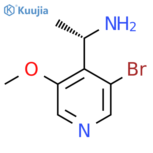 (1S)-1-(3-bromo-5-methoxypyridin-4-yl)ethan-1-amine structure