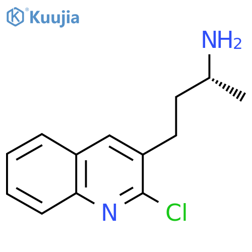 (2R)-4-(2-chloroquinolin-3-yl)butan-2-amine structure