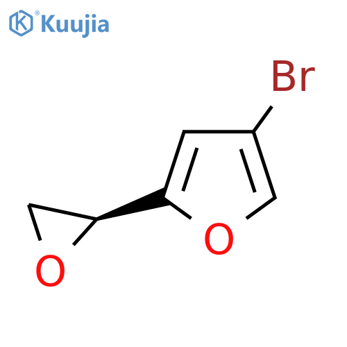 4-bromo-2-(2S)-oxiran-2-ylfuran structure