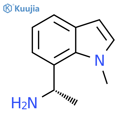 (1S)-1-(1-methyl-1H-indol-7-yl)ethan-1-amine structure