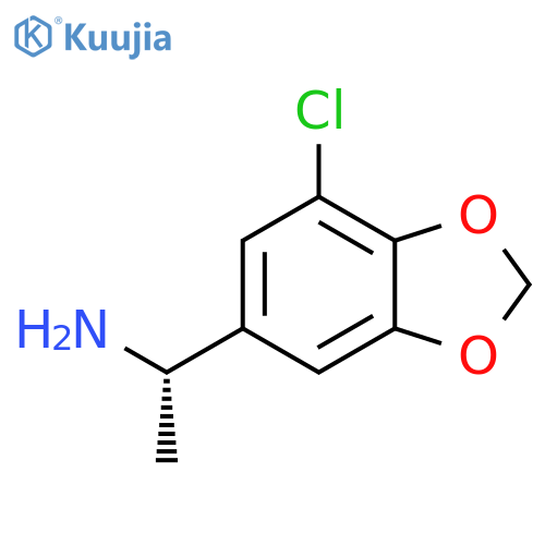 (1S)-1-(7-chloro-1,3-dioxaindan-5-yl)ethan-1-amine structure