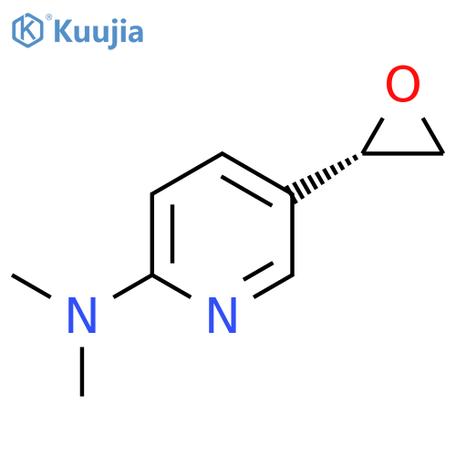 N,N-dimethyl-5-(2S)-oxiran-2-ylpyridin-2-amine structure