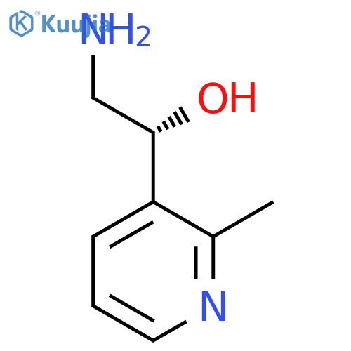 (1R)-2-amino-1-(2-methylpyridin-3-yl)ethan-1-ol structure