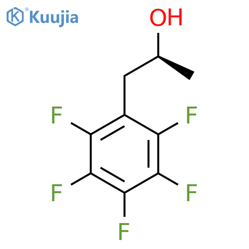 (2S)-1-(pentafluorophenyl)propan-2-ol structure