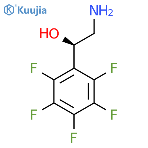 (1R)-2-amino-1-(pentafluorophenyl)ethan-1-ol structure