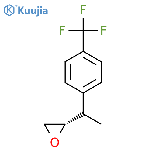 (2S)-2-{1-4-(trifluoromethyl)phenylethyl}oxirane structure