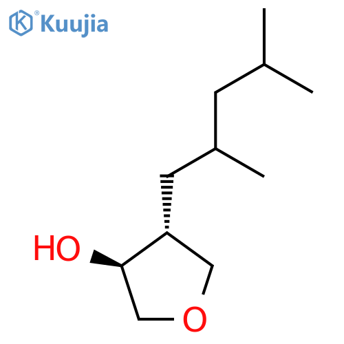 rac-(3R,4S)-4-(2,4-dimethylpentyl)oxolan-3-ol structure