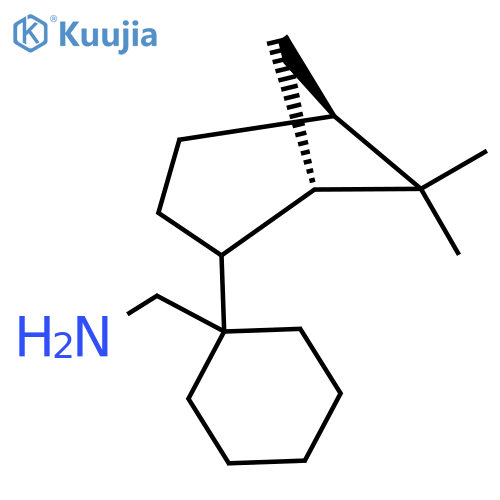 {1-(1S,5S)-6,6-dimethylbicyclo3.1.1heptan-2-ylcyclohexyl}methanamine structure