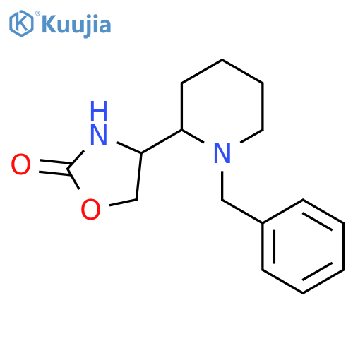 4-(1-Benzylpiperidin-2-yl)-1,3-oxazolidin-2-one structure