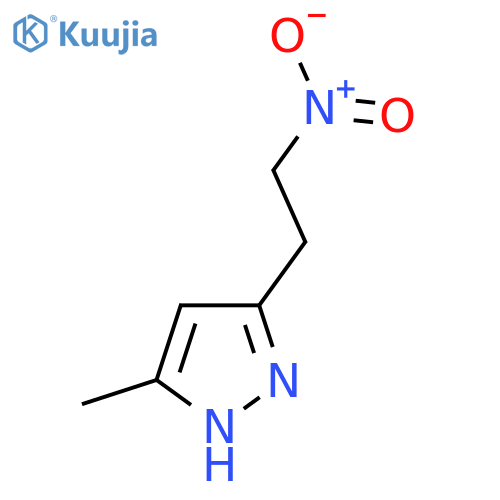 5-methyl-3-(2-nitroethyl)-1H-pyrazole structure