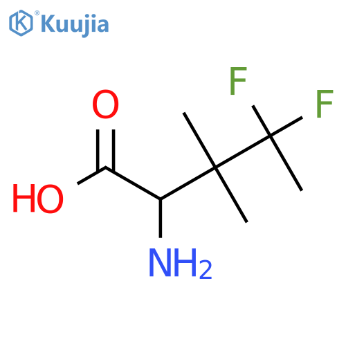 2-amino-4,4-difluoro-3,3-dimethylpentanoic acid structure