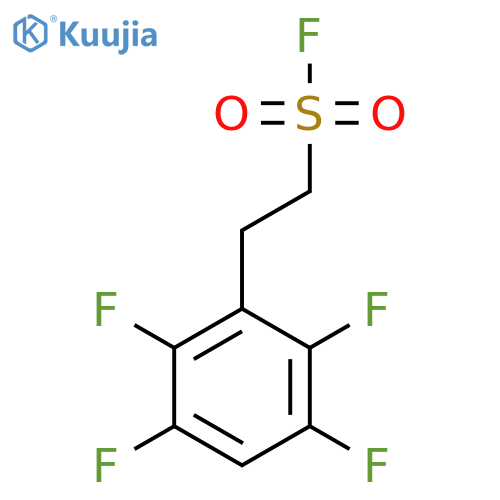 2-(2,3,5,6-tetrafluorophenyl)ethane-1-sulfonyl fluoride structure