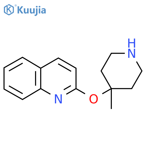 2-(4-methylpiperidin-4-yl)oxyquinoline structure
