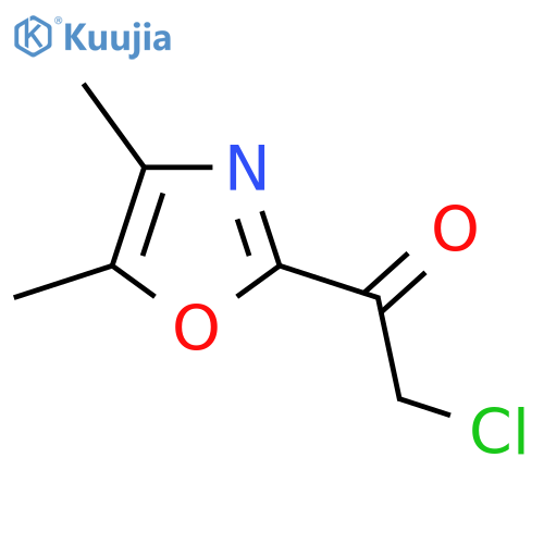 2-chloro-1-(dimethyl-1,3-oxazol-2-yl)ethan-1-one structure