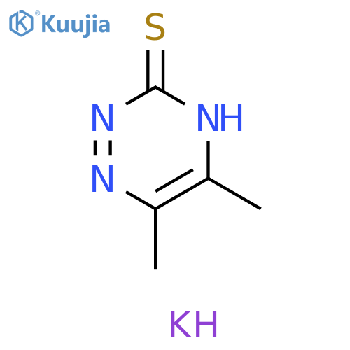 potassium (dimethyl-1,2,4-triazin-3-yl)sulfanide structure