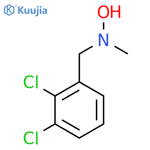 N-(2,3-dichlorophenyl)methyl-N-methylhydroxylamine structure