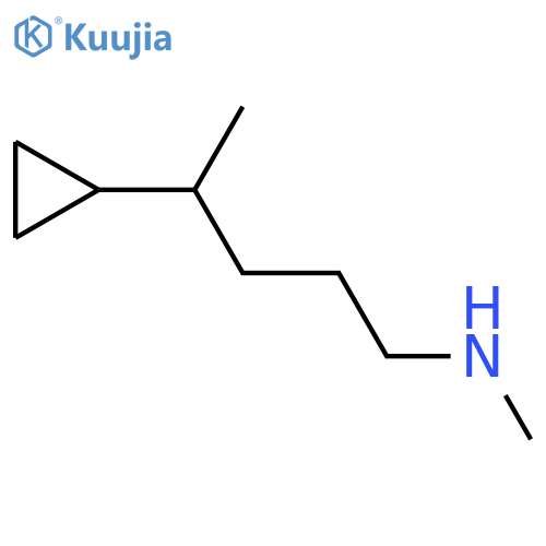 (4-cyclopropylpentyl)(methyl)amine structure