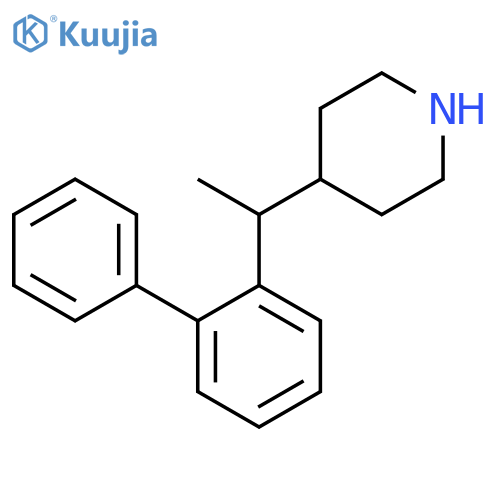 4-1-(2-phenylphenyl)ethylpiperidine structure