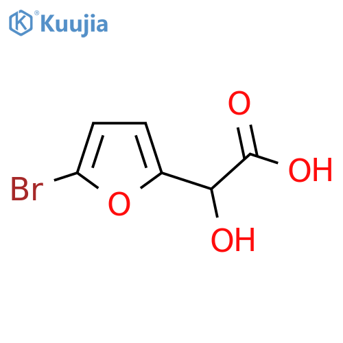 2-(5-bromofuran-2-yl)-2-hydroxyacetic acid structure