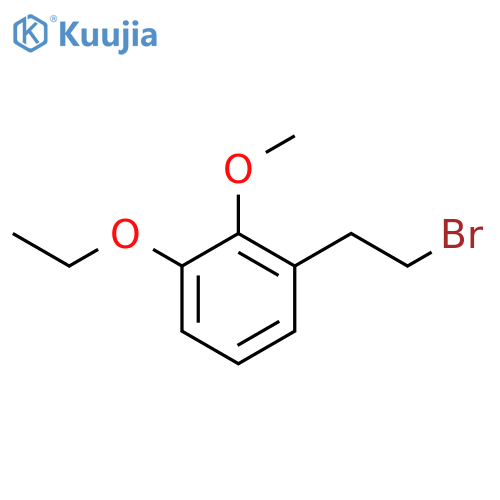 1-(2-bromoethyl)-3-ethoxy-2-methoxybenzene structure