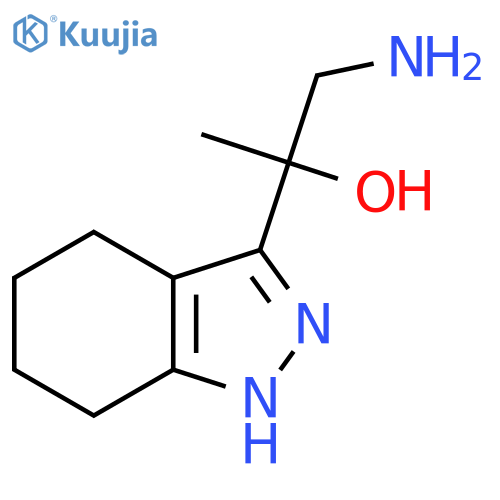 1-amino-2-(4,5,6,7-tetrahydro-1H-indazol-3-yl)propan-2-ol structure