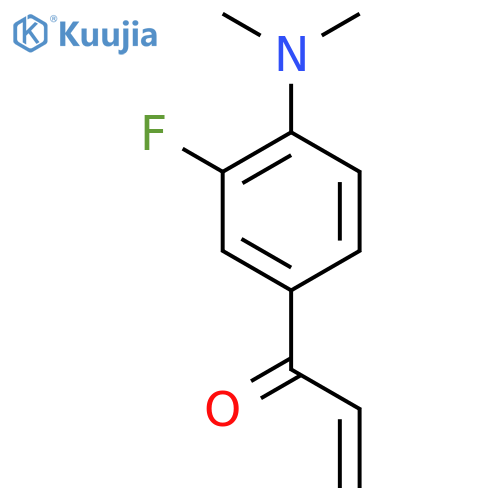 1-[4-(Dimethylamino)-3-fluorophenyl]prop-2-en-1-one structure