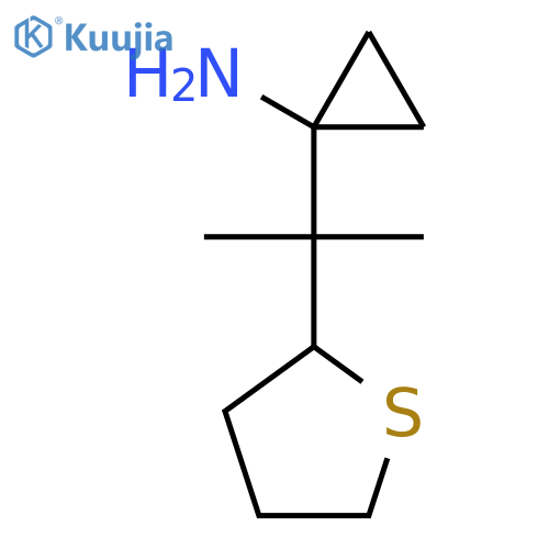 1-2-(thiolan-2-yl)propan-2-ylcyclopropan-1-amine structure