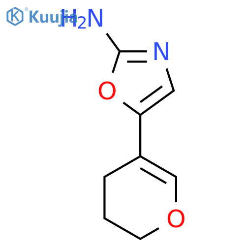 5-(3,4-dihydro-2H-pyran-5-yl)-1,3-oxazol-2-amine structure