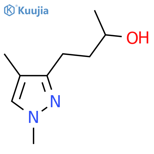 4-(1,4-dimethyl-1H-pyrazol-3-yl)butan-2-ol structure