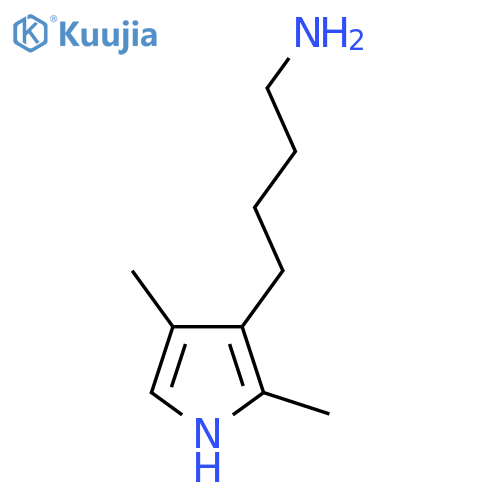 4-(2,4-dimethyl-1H-pyrrol-3-yl)butan-1-amine structure
