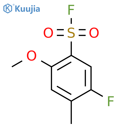5-fluoro-2-methoxy-4-methylbenzene-1-sulfonyl fluoride structure