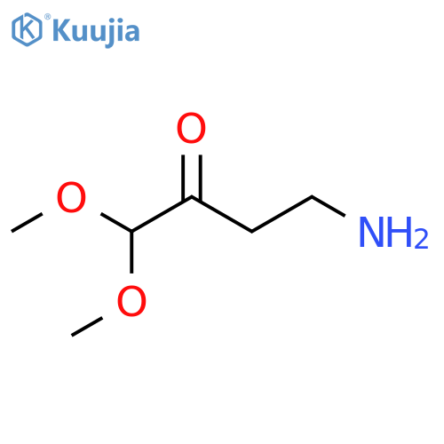 4-amino-1,1-dimethoxybutan-2-one structure