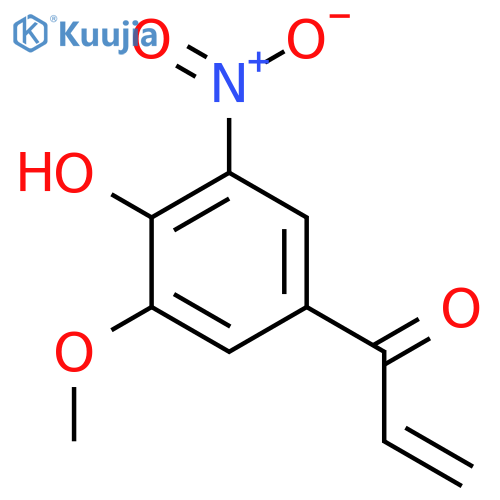 1-(4-hydroxy-3-methoxy-5-nitrophenyl)prop-2-en-1-one structure