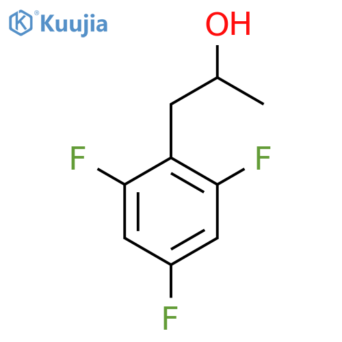 1-(2,4,6-trifluorophenyl)propan-2-ol structure