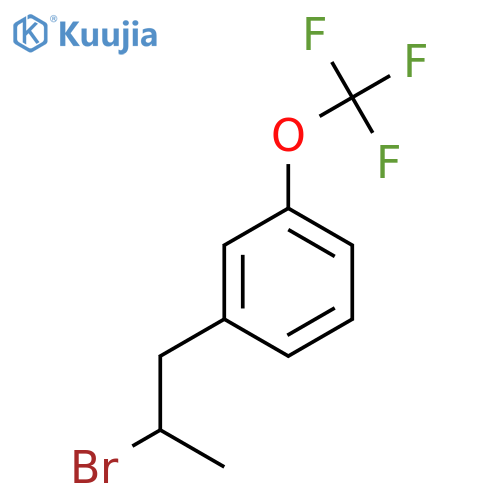 1-(2-bromopropyl)-3-(trifluoromethoxy)benzene structure