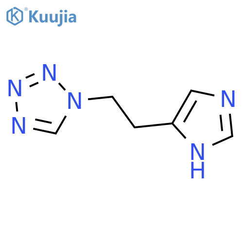1-2-(1H-imidazol-4-yl)ethyl-1H-1,2,3,4-tetrazole structure