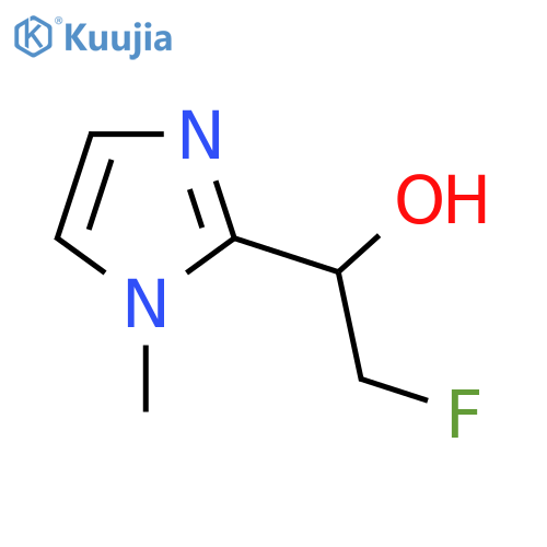 2-fluoro-1-(1-methyl-1H-imidazol-2-yl)ethan-1-ol structure