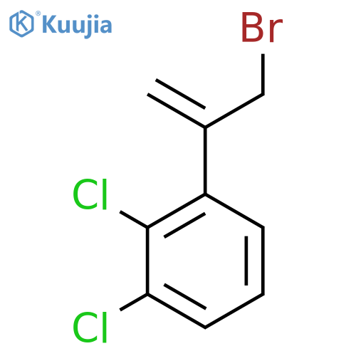 1-(3-bromoprop-1-en-2-yl)-2,3-dichlorobenzene structure