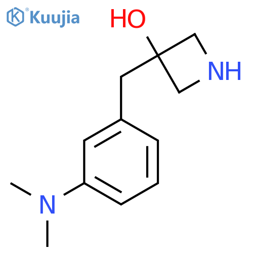 3-{3-(dimethylamino)phenylmethyl}azetidin-3-ol structure