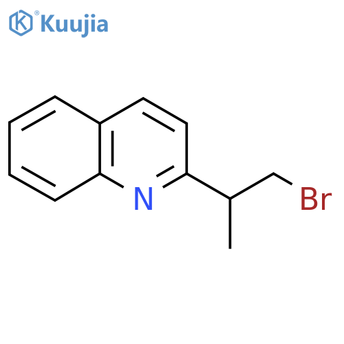 2-(1-bromopropan-2-yl)quinoline structure